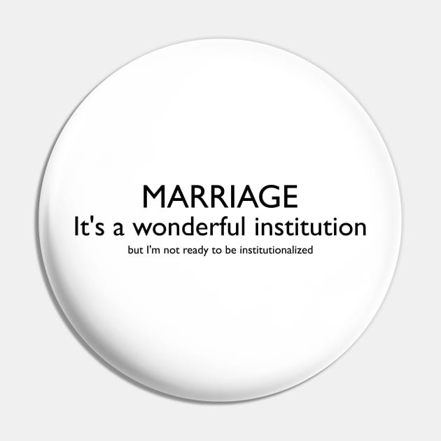 Marriage Pin by Blacklinesw9