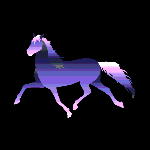 Retro Horse by D. Fillz