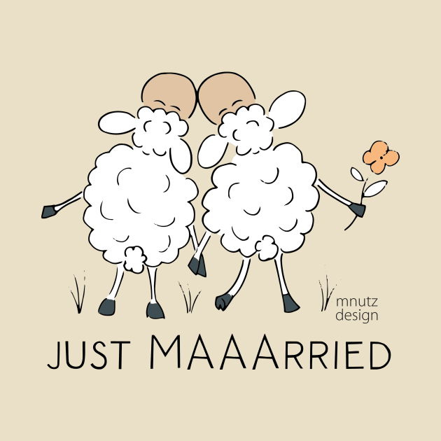 Sheep - wordplay - just married by mnutz