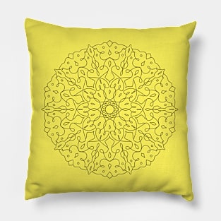 Mandala to Color Pillow