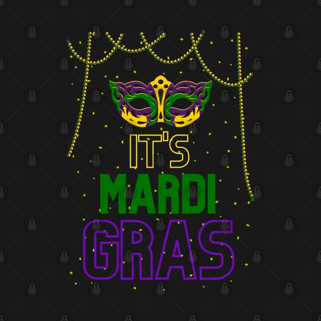 It's Mardi Gras Mask and Beads by jackofdreams22