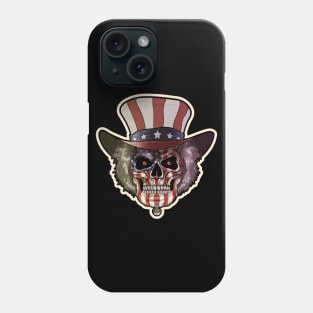 Uncle Sam Skull Phone Case