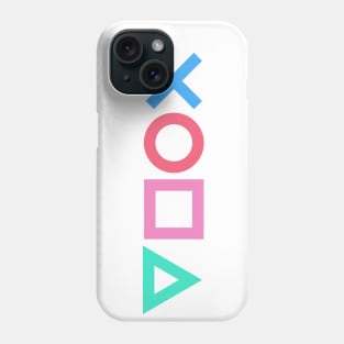 Color gamepad's icons Phone Case