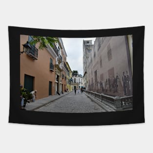 Mercaderes Street, Old Havana Cuba. Tapestry