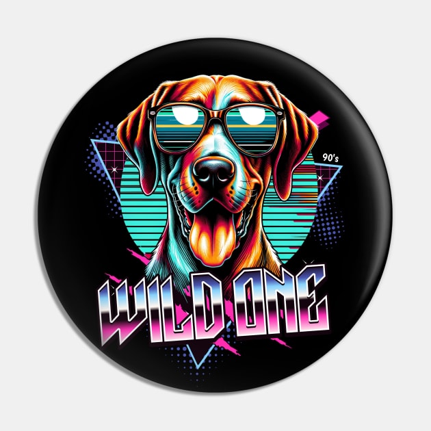 Wild One Pointer Dog Pin by Miami Neon Designs