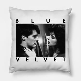 Blue Velvet - Retro Pillow