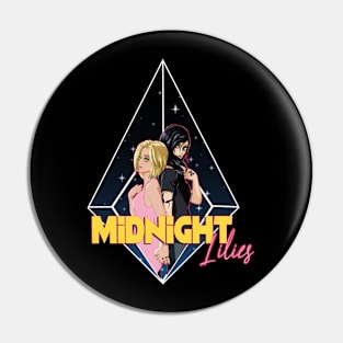 Midnight Lilies Title Pin