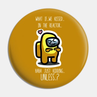 What If We Kissed - Yellow Crewmate (Light) Pin