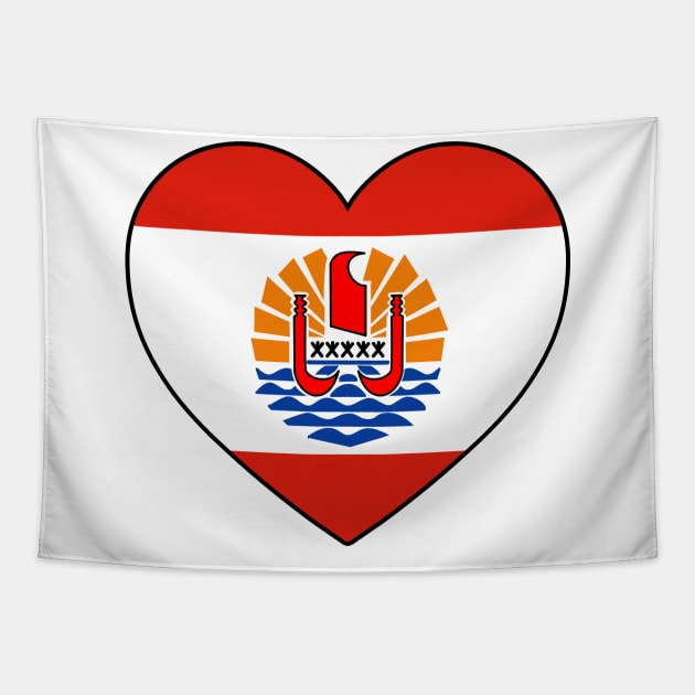 Heart - French Polynesia _109 Tapestry by Tridaak