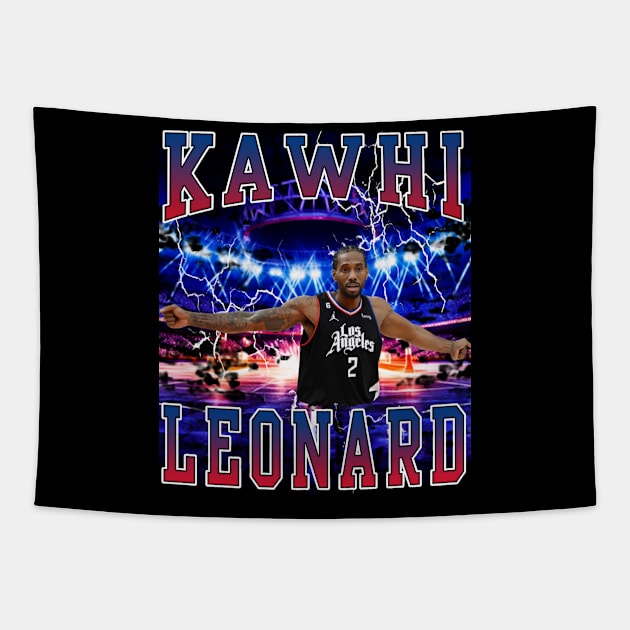 Kawhi Leonard Tapestry by Gojes Art