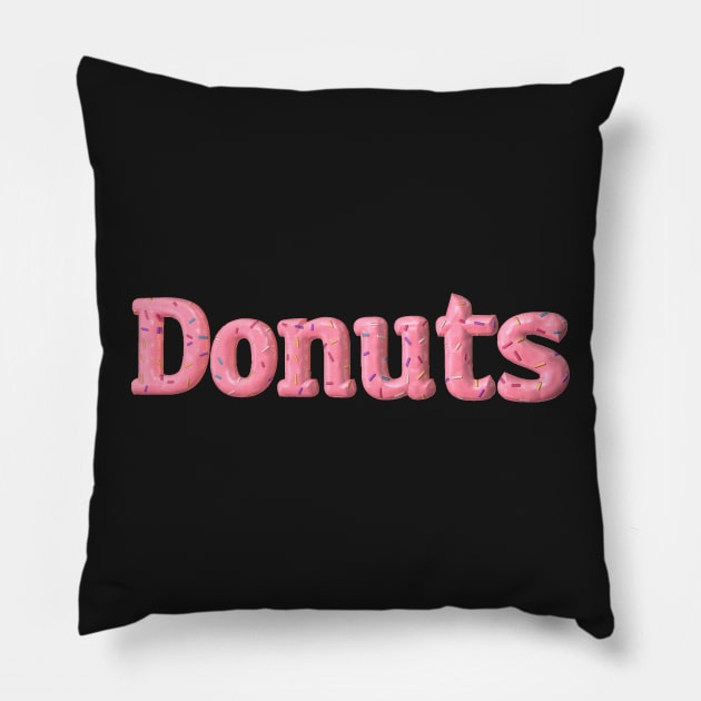 Donuts for Life Pillow by LeCouleur