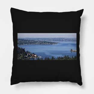 Floating Bridge Seattle  Washington Pillow