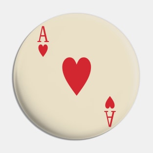 Ace Of Hearts Pin