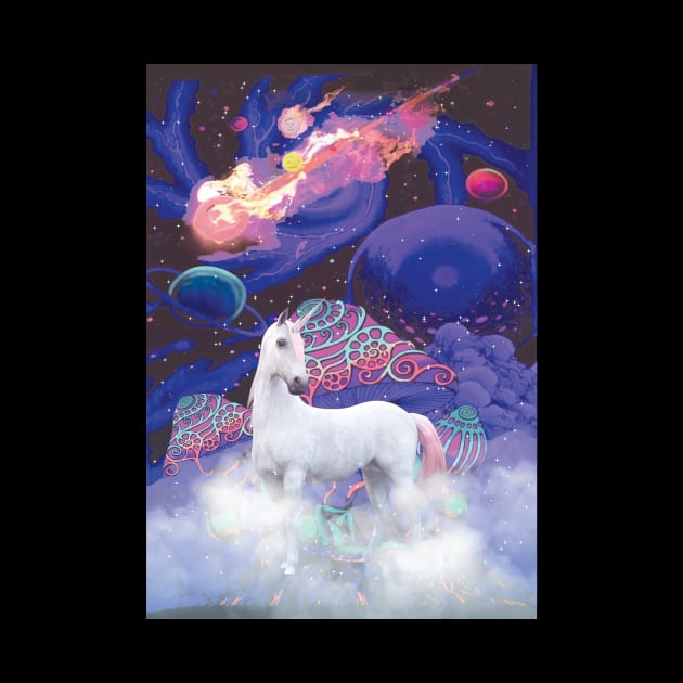 Psychedelic Tshirt LSD Unicorn by avshirtnation