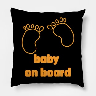 baby on board Pillow