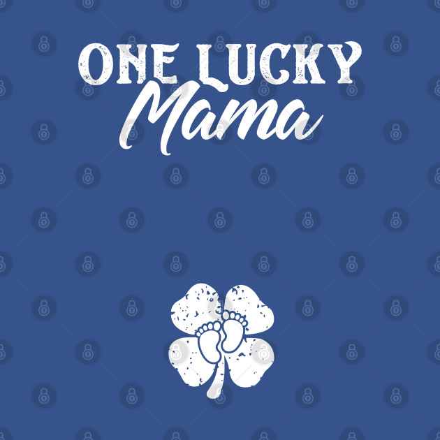 Disover One Lucky Mama St Patricks Day Pregnancy Announcement - St Patricks Day Mens - T-Shirt