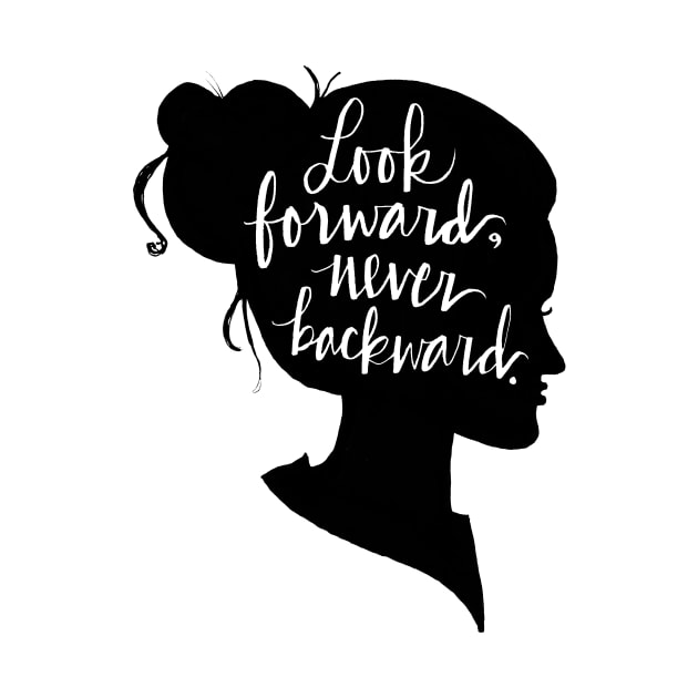 Look Forward, Never Backward: Artsy Girl Silhouette by Tessa McSorley