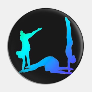 An acrobatic women’s trio Pin