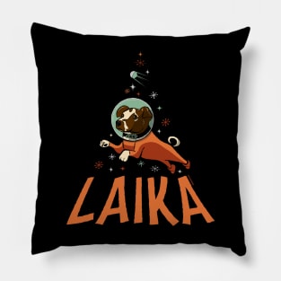 Laika the first dog in space Pillow