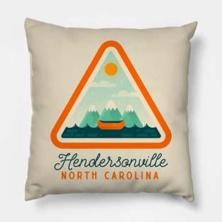 Hendersonville North Carolina NC Tourist Souvenir Pillow