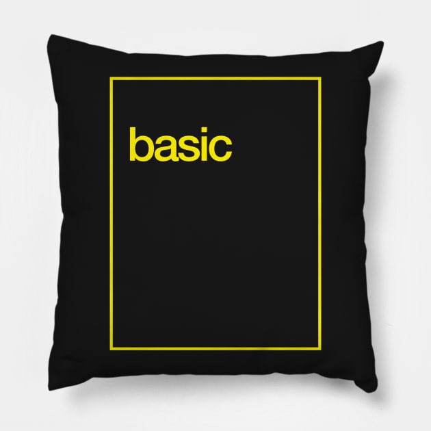 Basic Shirt (Dark) Pillow by jkieffer