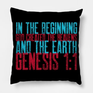 Genesis 1:1 Pillow