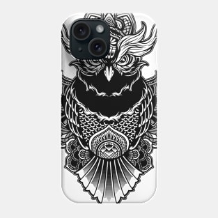 owl mandala Phone Case