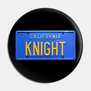 Knight Rider License Plate Pin