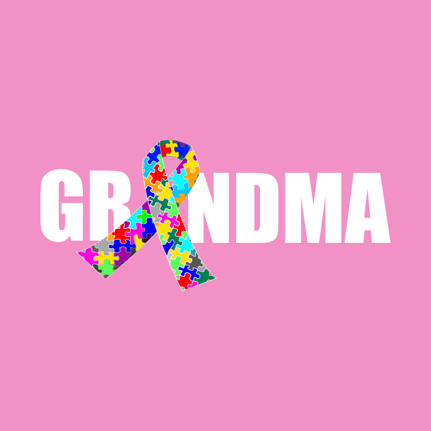 Cute Autism Grandma by epiclovedesigns