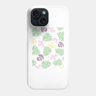 Floral Pattern Leaves and Flowers Phone Case