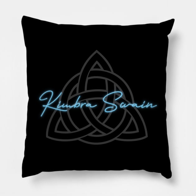 Magic City Blues Club Logo (back print) Pillow by KimbraSwain