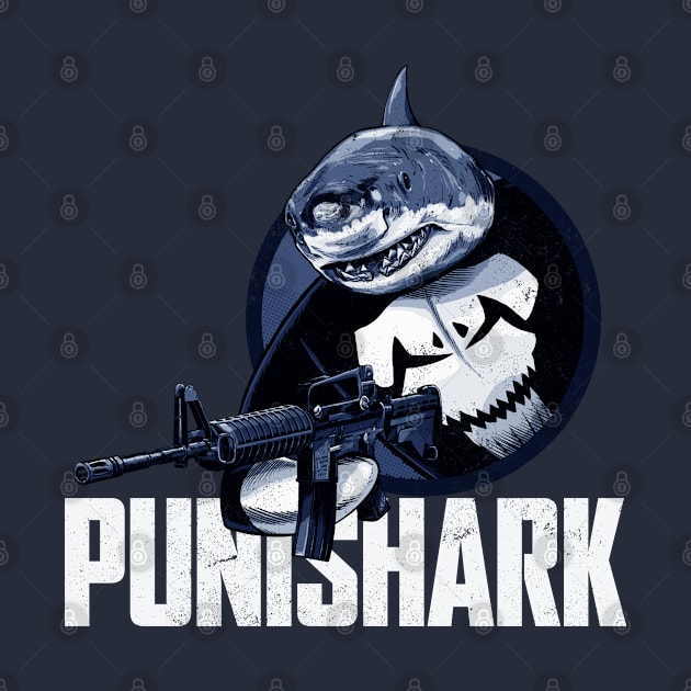 Punishark - Gray by ThirteenthFloor