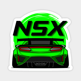Green NSX Rear JDM Magnet