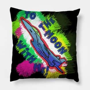 Fly to the moon Pillow