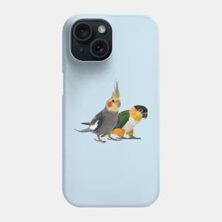 Caique and nymph Phone Case