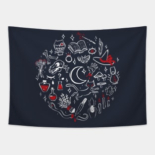 Hocus Pocus - wht Tapestry