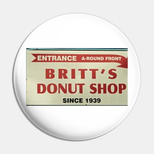 Britts Famous Doughnuts Pin