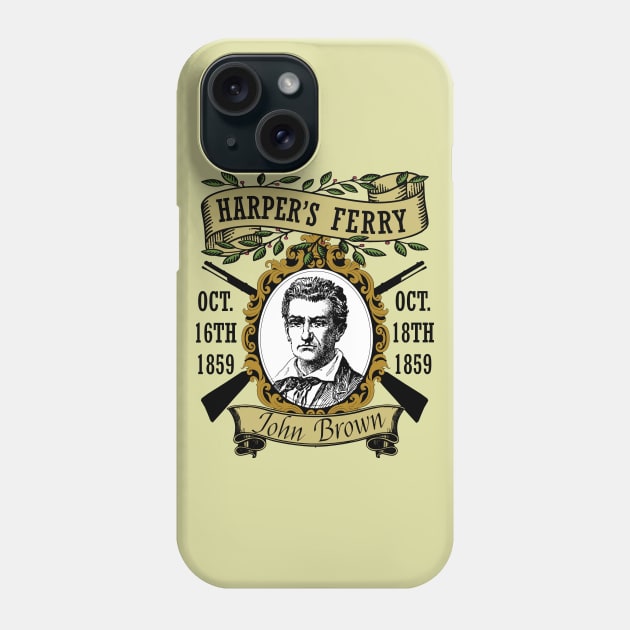 Harpers Ferry Raid Memorial - John Brown, Abolitionist, American History Phone Case by SpaceDogLaika