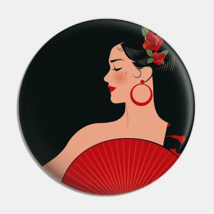 Spanish Lady Pin