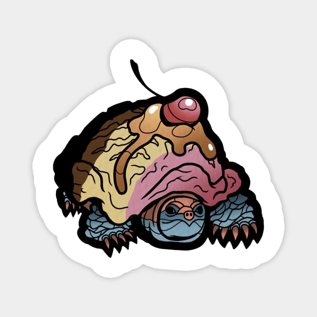 ice cream turtle Magnet by weirdesigns