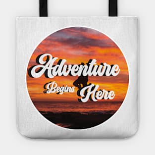 Adventure Begins Here Tote