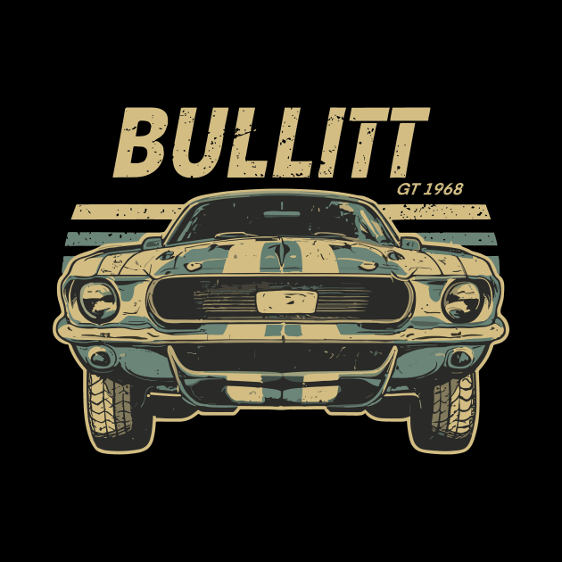 Bullitt GT 1968 Classic Car by FanArts