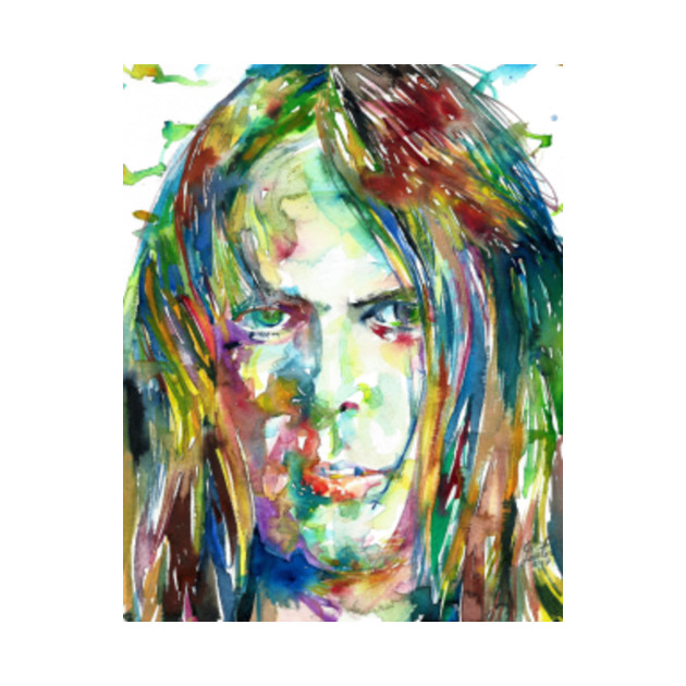 NEIL YOUNG watercolor portrait .2 - Neil Young - Phone Case