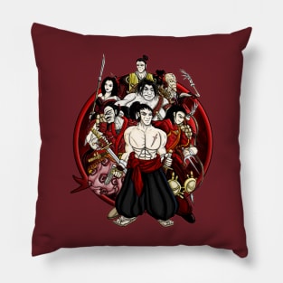 Battle Realms Serpent Clan Heroes Pillow