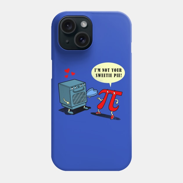 Funny Valentine Cheesy Romantic Pi Day Pie Valentine Cartoon Phone Case by Originals By Boggs