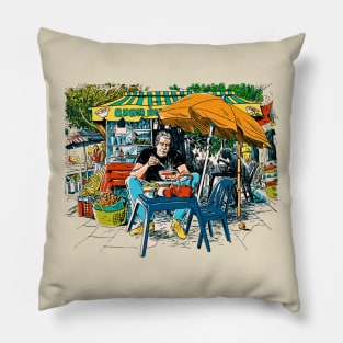 anthony bourdain Pillow