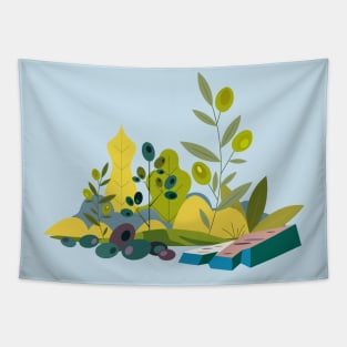 Olive Trees Orchard Tapestry