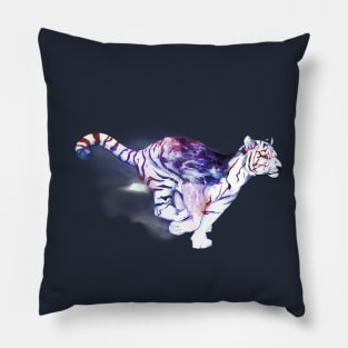 Storm Tiger - Fantasy Animal Art Pillow