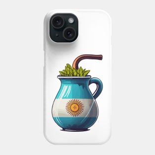 Yerba Mate Argentina Flag Phone Case