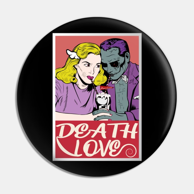 Death Love Pin by JHFANART